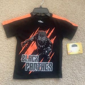 Marvel Black Panther short sleeve top. New with tag.